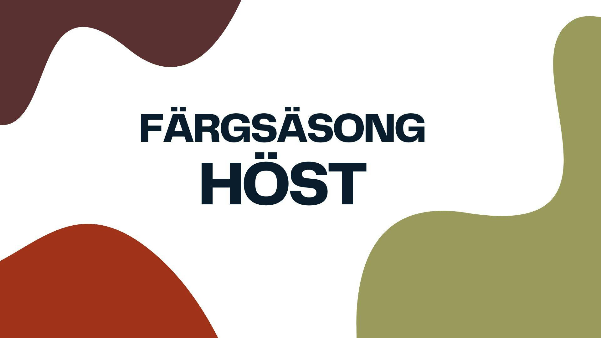 Cover Image for Färgsäsongen Höst - introduktion, checklista & palett