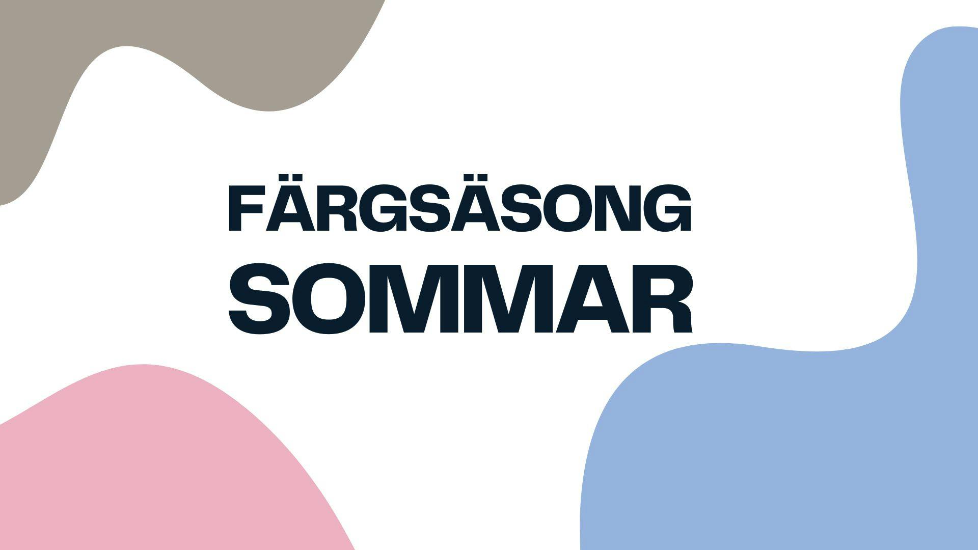 Cover Image for Färgsäsongen Sommar - introduktion, checklista & palett