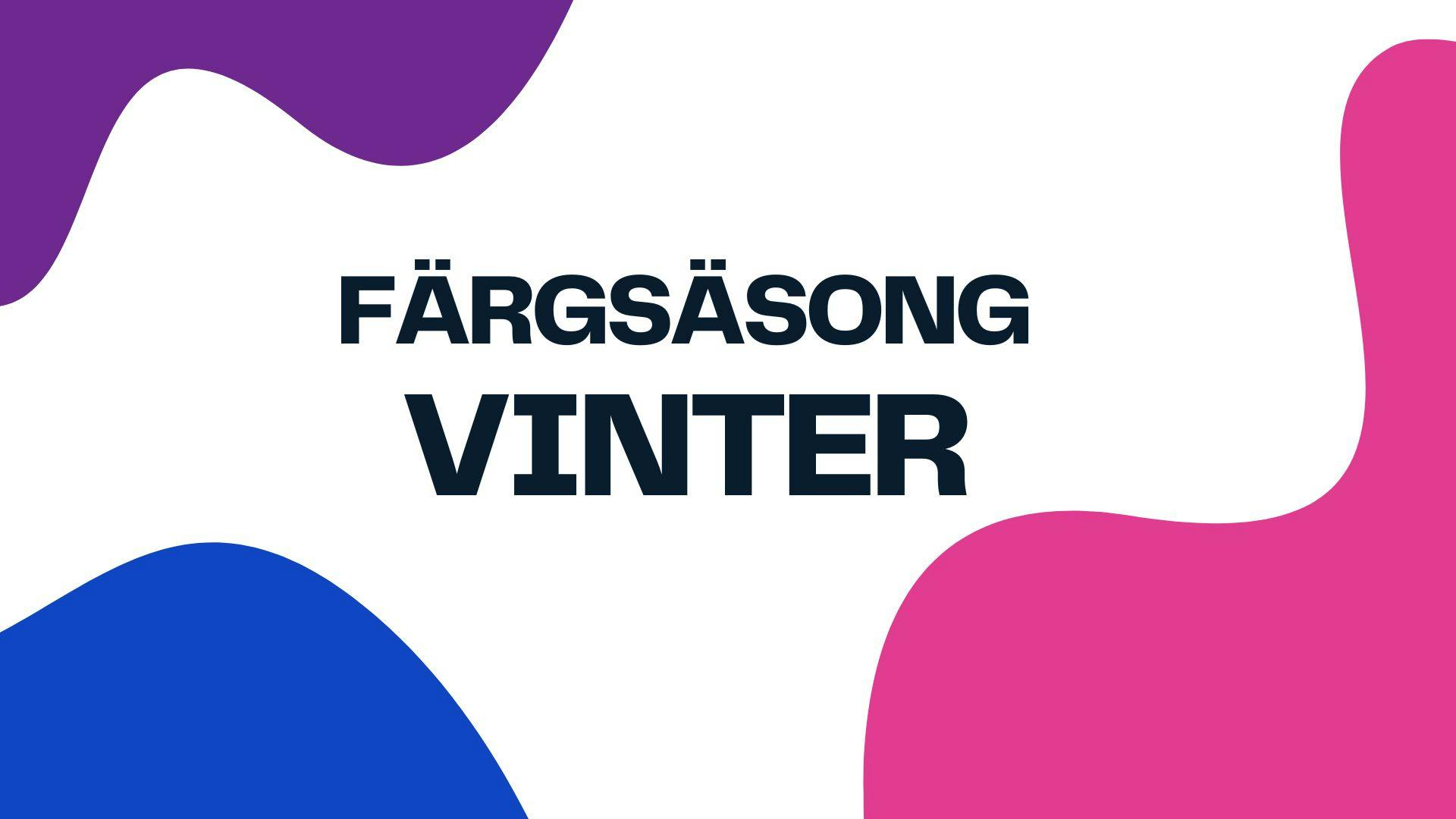 Cover Image for Färgsäsongen Vinter - introduktion, checklista & palett